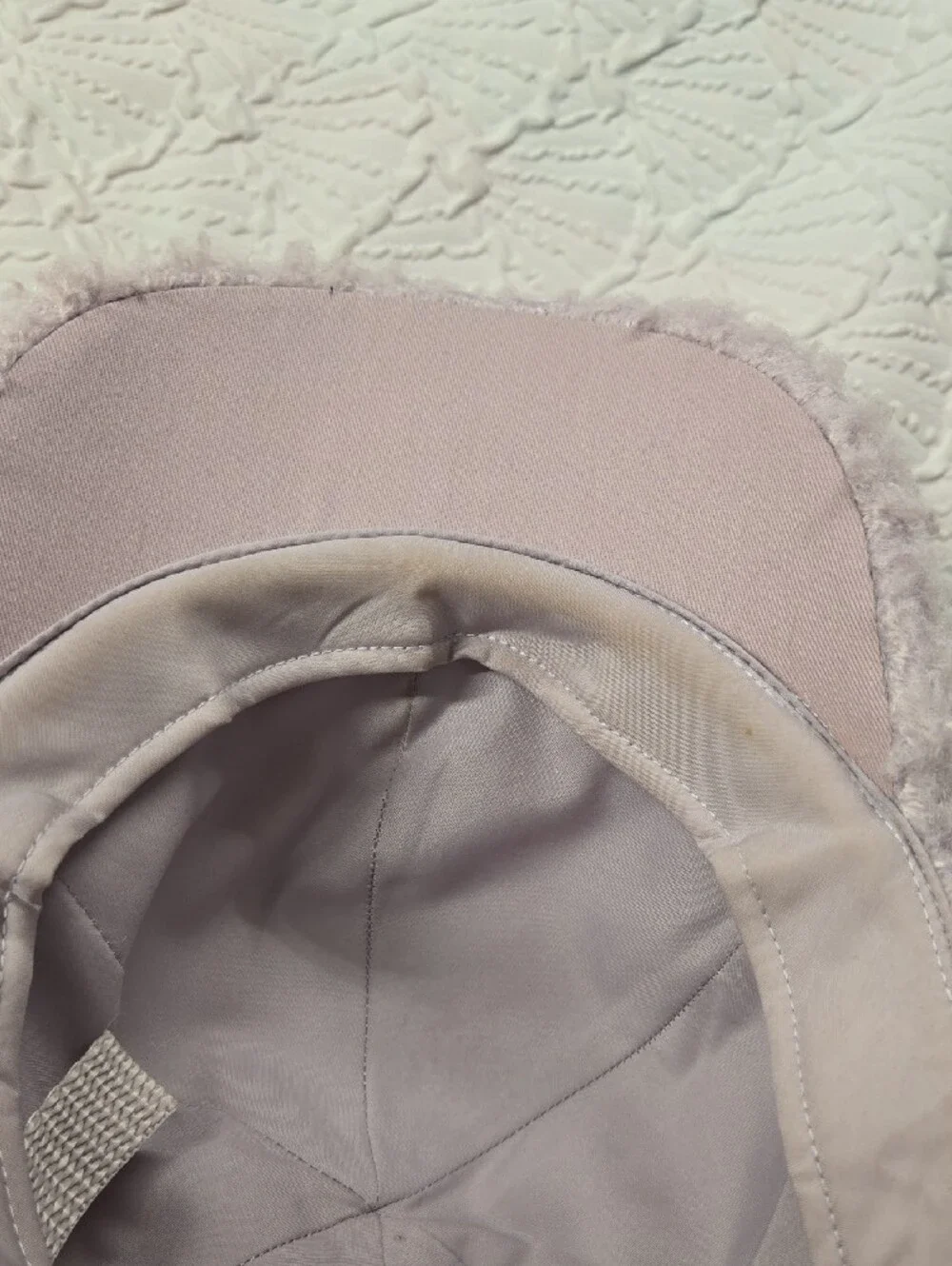 H&M Kids Plush Sherpa Cap in Light Lavender